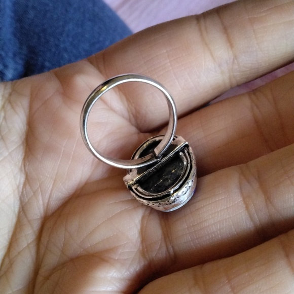 Sodalite Silver Plated Gemstone Ring - Picture 4 of 4